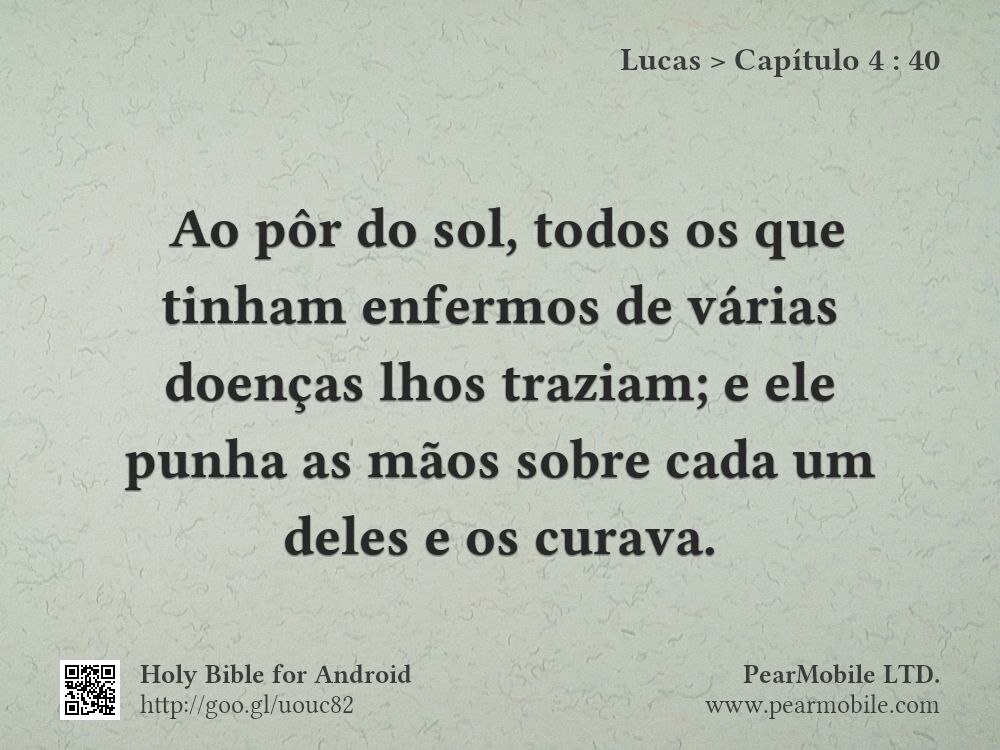 Lucas, Capítulo 4:40